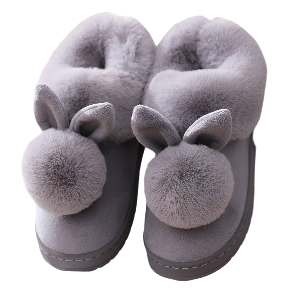 FluffyRabbit – Flauschige Kaninchen-Hausschuhe