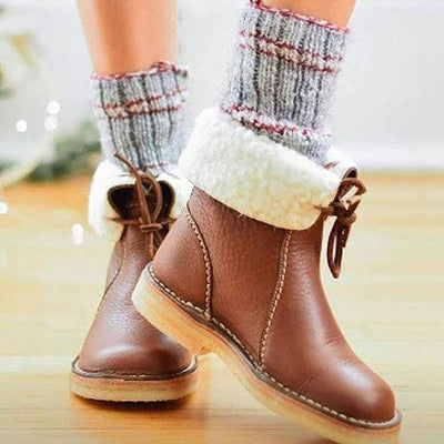Fjordelle – Wasserdichte Winterstiefel mit Wollfutter