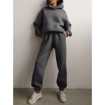 Lunara – Oversized Jogging-Set mit hoher Taille