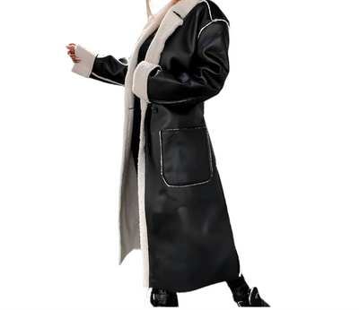 Bellara – Lange Reversjacke mit Gürtel