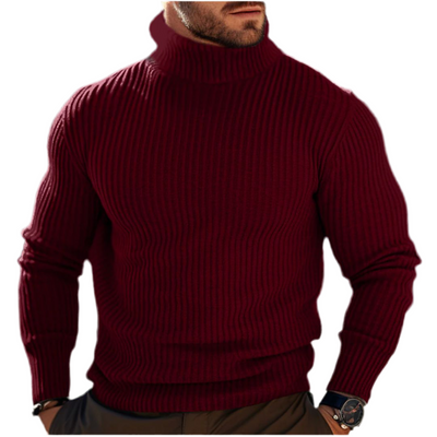 Stellaro – Slim Fit Rollkragenpullover Herren