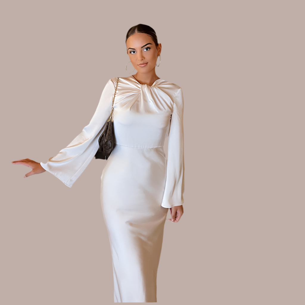 Serisa – Maxi-Kleid mit langen Ärmeln
