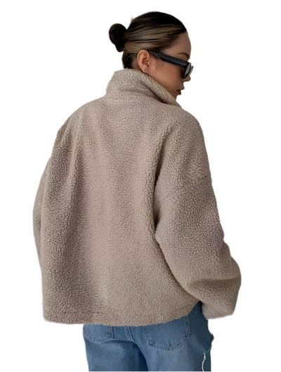 Tassina – Oversize Teddyfell-Jacke Damen