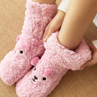 CosyBear – Flauschige Fleece-Socken für warme Wintertage