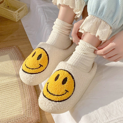 SmileyStep – Hausschuhe Smiley warm & rutschfest Unisex