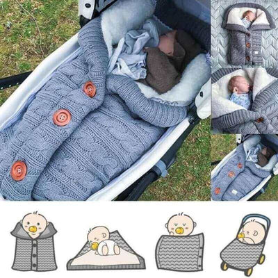 SnuggleNest – Warmer Baby-Kuschelsack für jede Jahreszeit