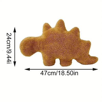 DinoNuggi – Plüschkissen in Dino Nugget Form