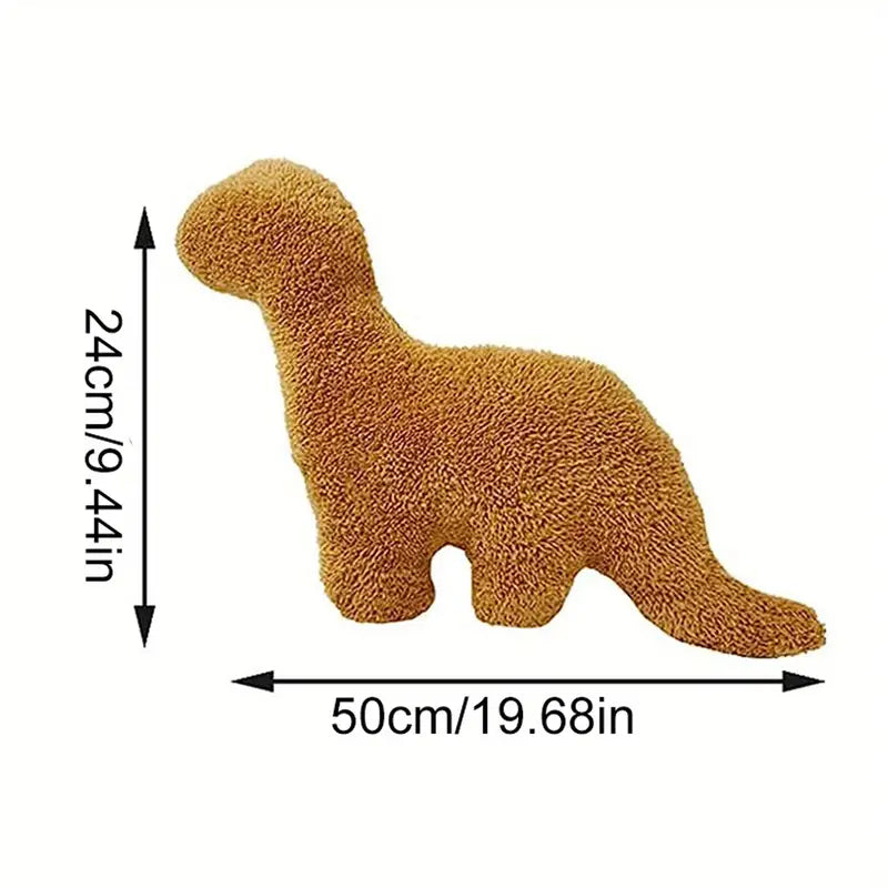 DinoNuggi – Plüschkissen in Dino Nugget Form