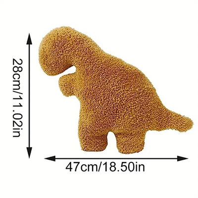 DinoNuggi – Plüschkissen in Dino Nugget Form