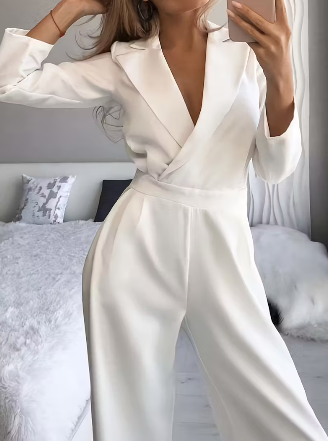 Alonza – Eleganter Overall mit langen Ärmeln