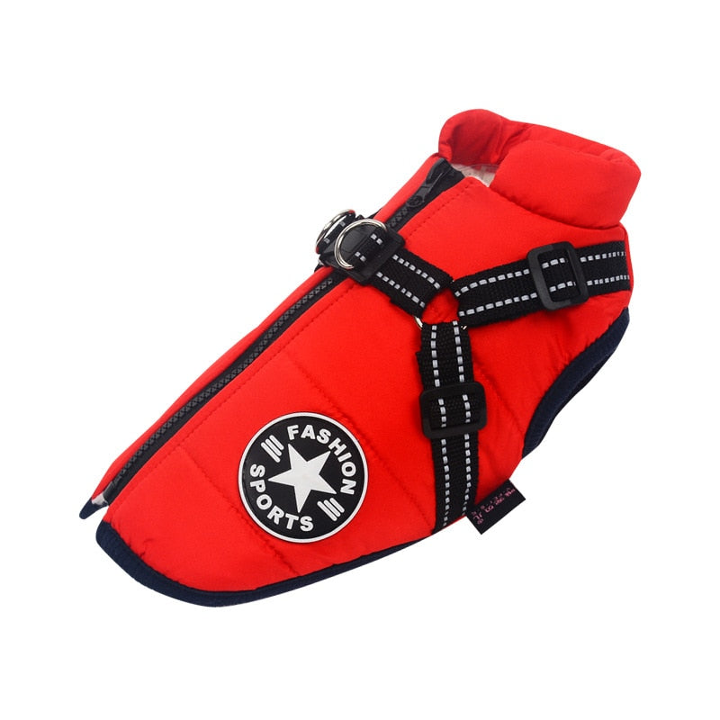 PawShield – Wasserdichte Hundejacke mit Fleecefutter