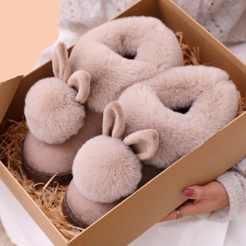 FluffyRabbit – Flauschige Kaninchen-Hausschuhe