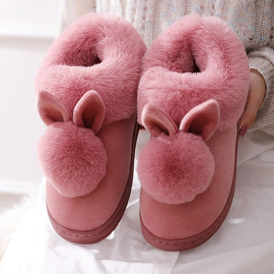 FluffyRabbit – Flauschige Kaninchen-Hausschuhe