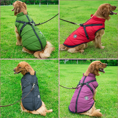 PawShield – Wasserdichte Hundejacke mit Fleecefutter