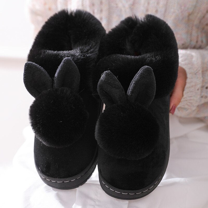 FluffyRabbit – Flauschige Kaninchen-Hausschuhe