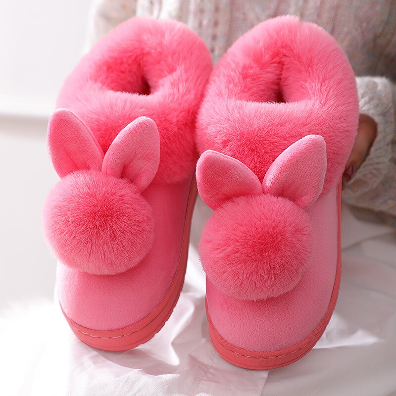 FluffyRabbit – Flauschige Kaninchen-Hausschuhe