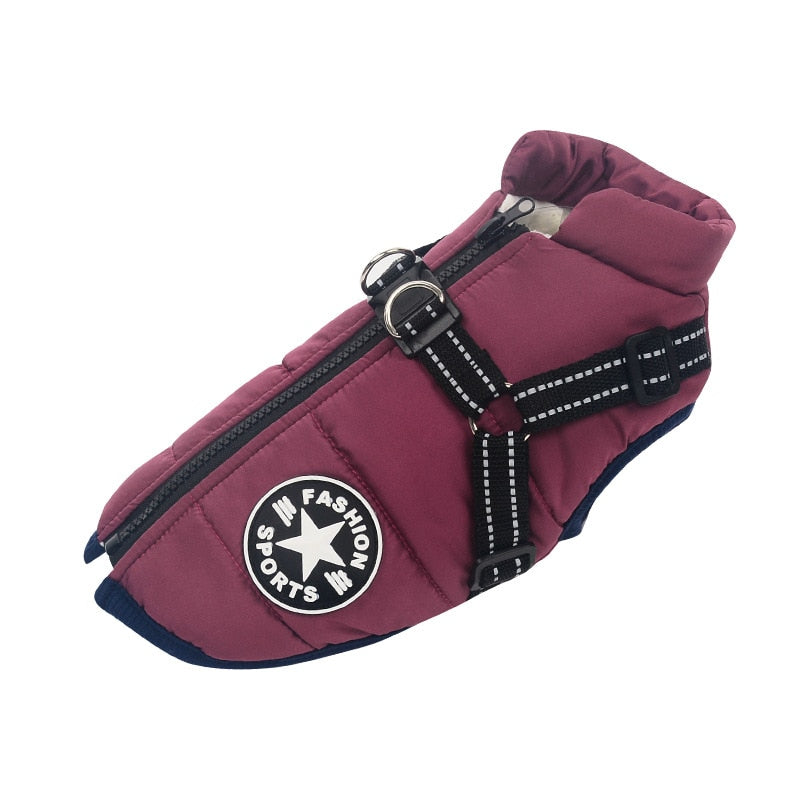 PawShield – Wasserdichte Hundejacke mit Fleecefutter