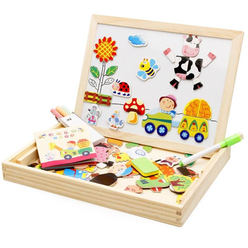 MagniBoard – Magnetisches Holzpuzzle & Zeichenbrett