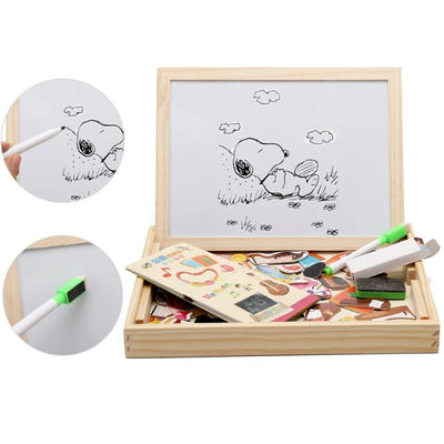 MagniBoard – Magnetisches Holzpuzzle & Zeichenbrett