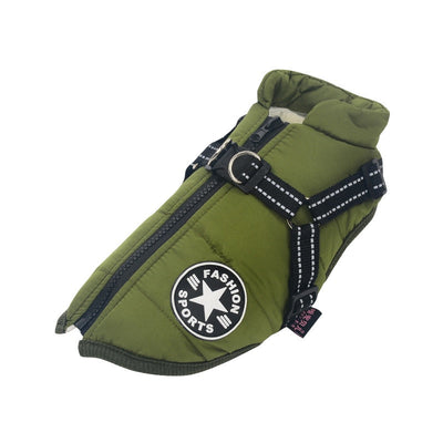 PawShield – Wasserdichte Hundejacke mit Fleecefutter