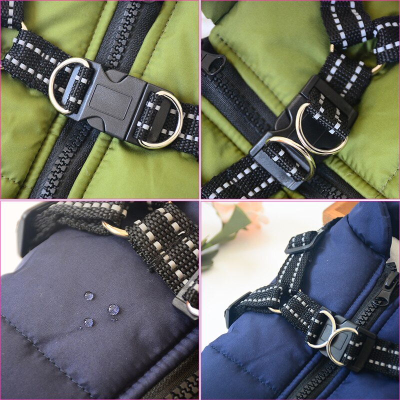 PawShield – Wasserdichte Hundejacke mit Fleecefutter