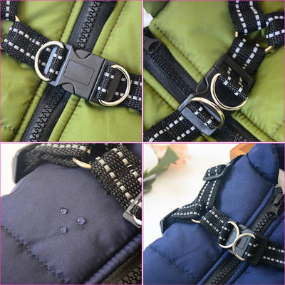 PawShield – Wasserdichte Hundejacke mit Fleecefutter