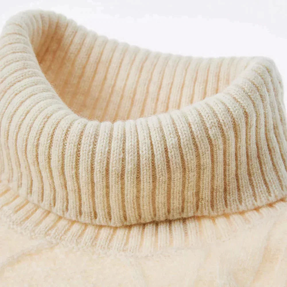 Elyra – Gerader Rollkragenpullover Damen