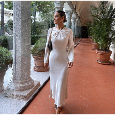 Serisa – Maxi-Kleid mit langen Ärmeln