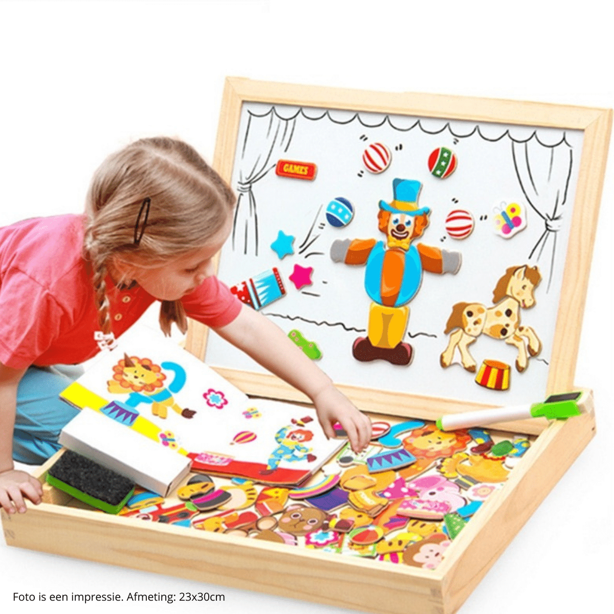 MagniBoard – Magnetisches Holzpuzzle & Zeichenbrett