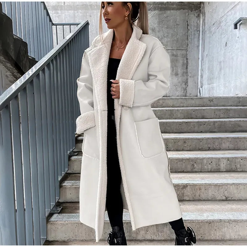 Bellara – Lange Reversjacke mit Gürtel