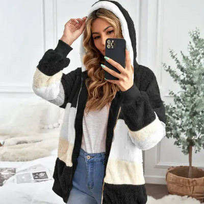 Lieke – Damen Teddy-Weste kuschelig & stylisch für Herbst & Winter