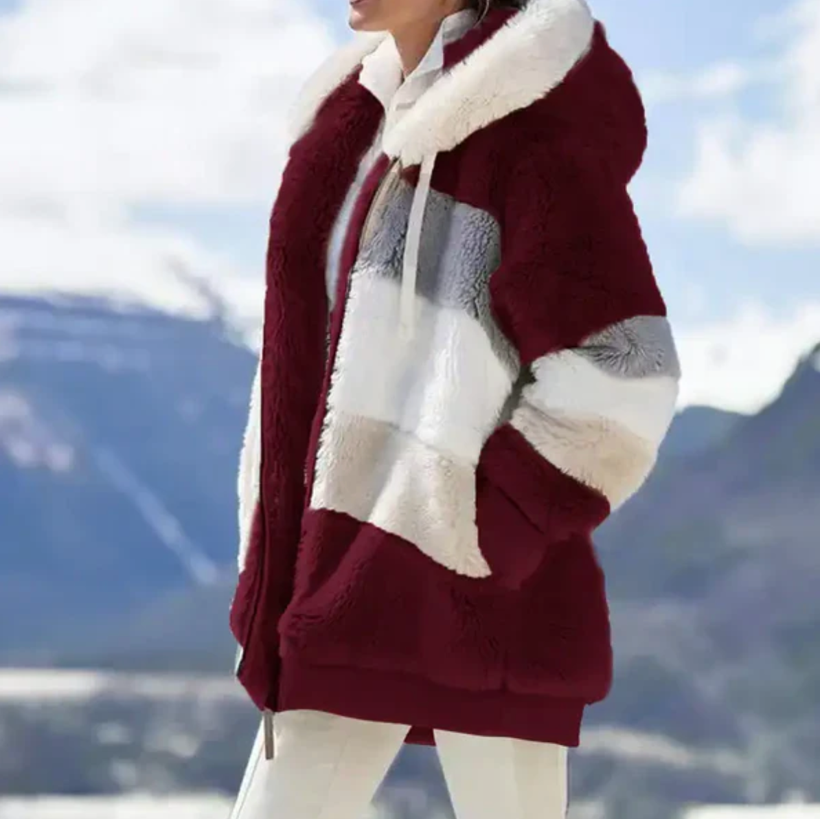 Lieke – Damen Teddy-Weste kuschelig & stylisch für Herbst & Winter