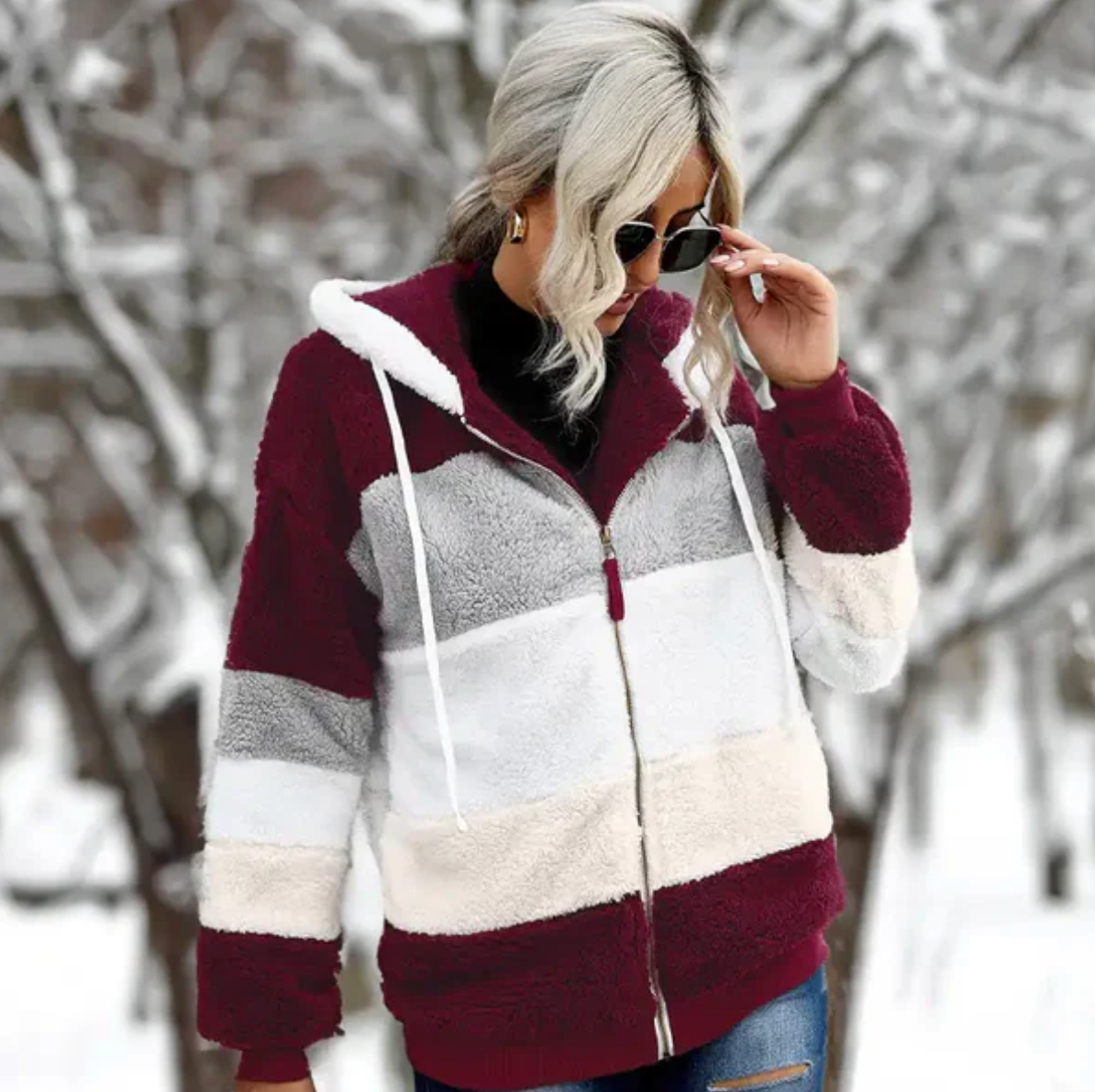 Lieke – Damen Teddy-Weste kuschelig & stylisch für Herbst & Winter