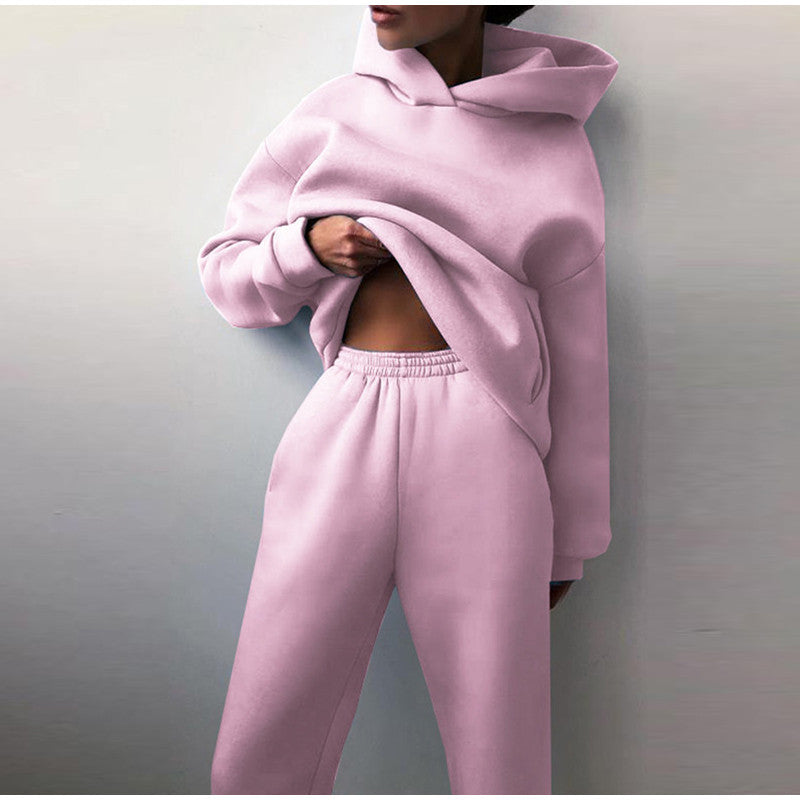 Lunara – Oversized Jogging-Set mit hoher Taille