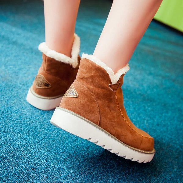 Indira – Gepolsterte Damen-Winterstiefel für Wärme & Stil