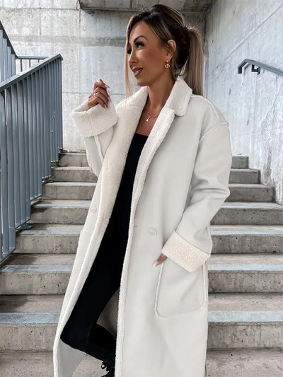 Bellara – Lange Reversjacke mit Gürtel