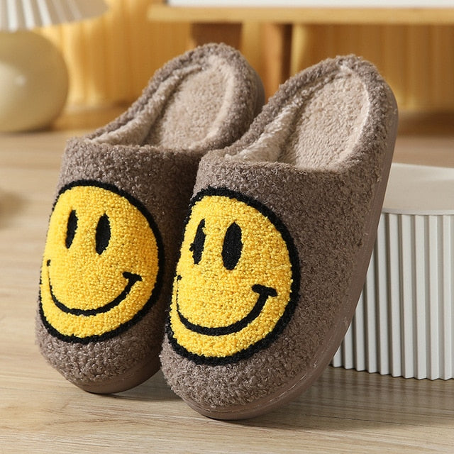 SmileyStep – Hausschuhe Smiley warm & rutschfest Unisex