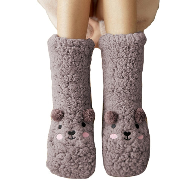 CosyBear – Flauschige Fleece-Socken für warme Wintertage