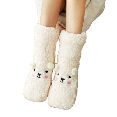 CosyBear – Flauschige Fleece-Socken für warme Wintertage