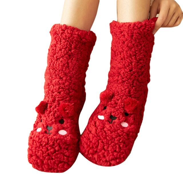 CosyBear – Flauschige Fleece-Socken für warme Wintertage